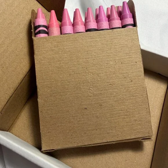 Retired Vintage Crayola Thistle Pink Crayons 16 Pack Lot Collectable Art Supply - Picture 4 of 4